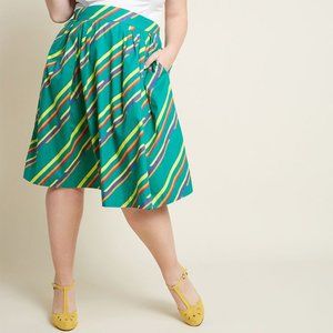 ModCloth Emily & Fin midi skirt